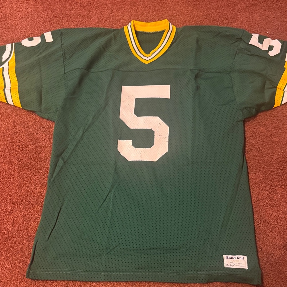 Green Bay Football Jersey - 5 - Paul Hornung
